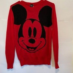 Disney Mikey Mouse Red Sweater